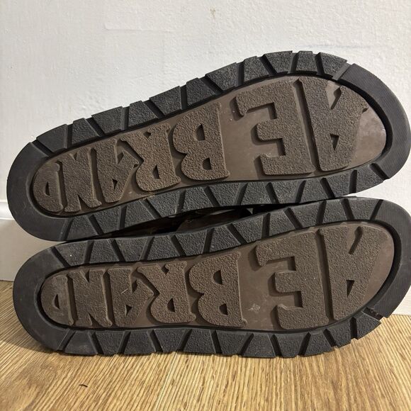 American Eagle Fisherman Sandals Men’s Sz 11 Brown Leather Shoes Chunky Y2K main image 6